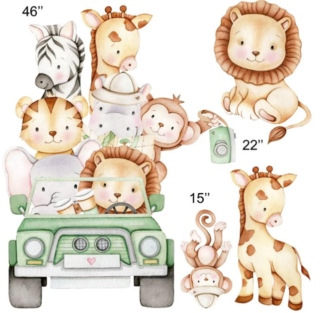 Safari Animals - Various Sizes