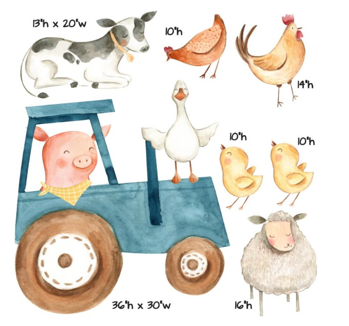 Farm Animals - Various Sizes
